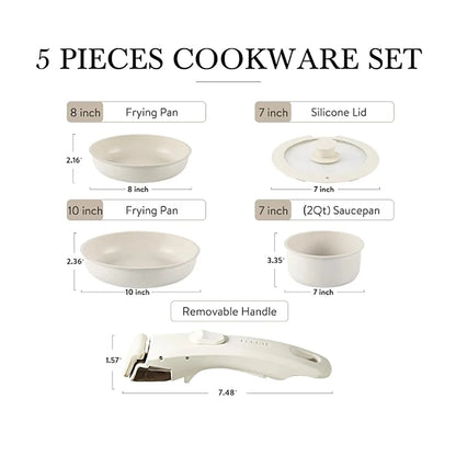 5-Piece Non-Stick Cookware Set