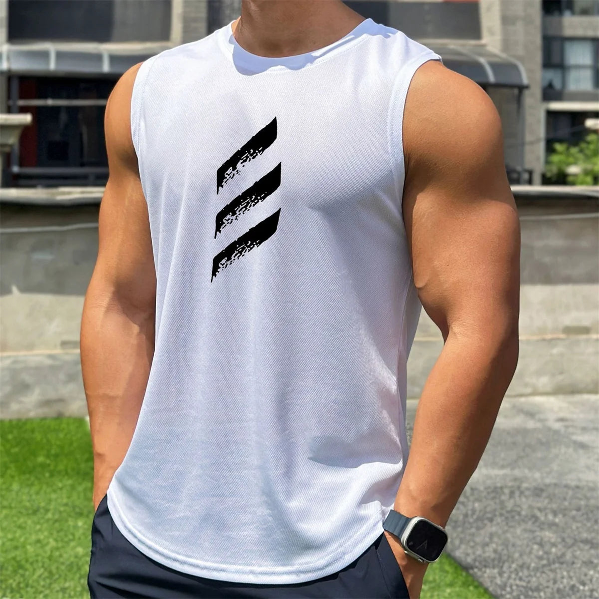 Men's Sleeveless Quick-Dry Sportswear Tank Top