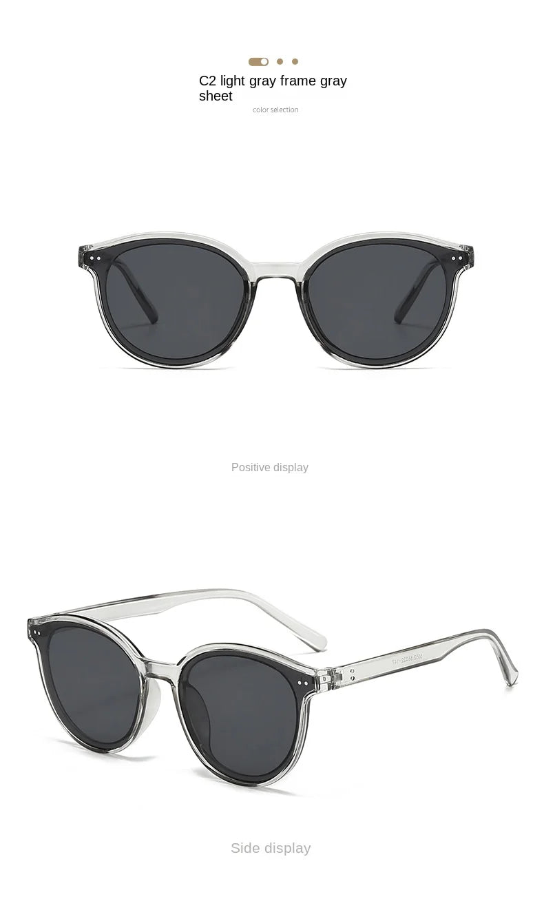 Lunettes de soleil rétro dégradées aux rayons UV