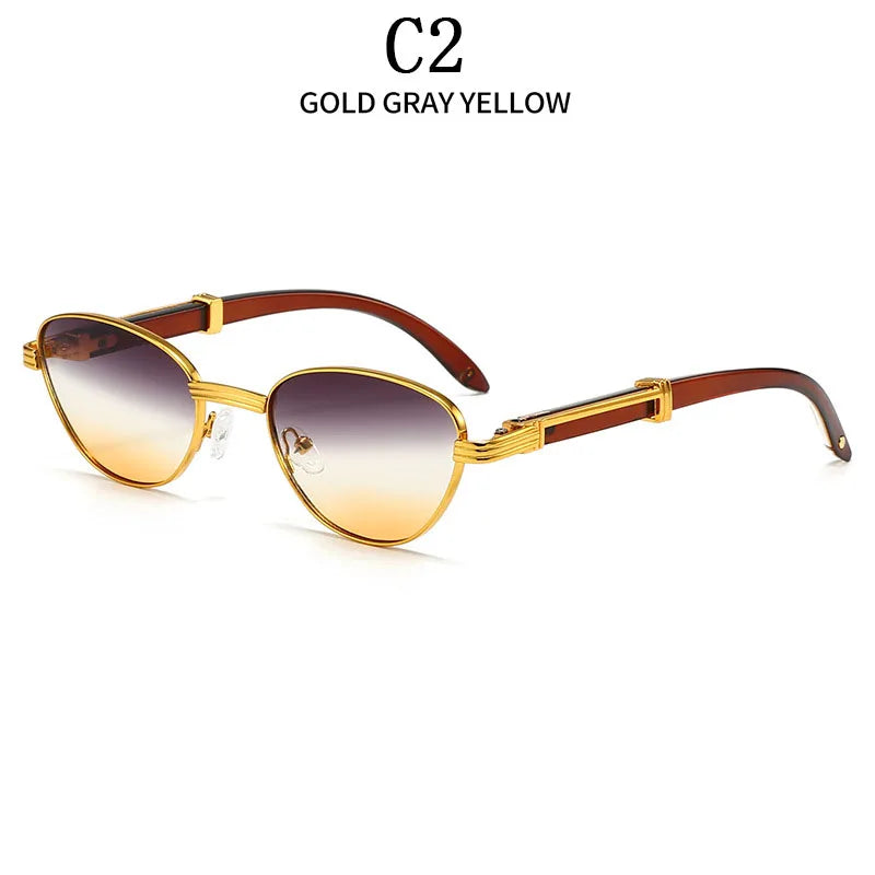 Retro-Sonnenbrille mit UV-Strahlenverlauf