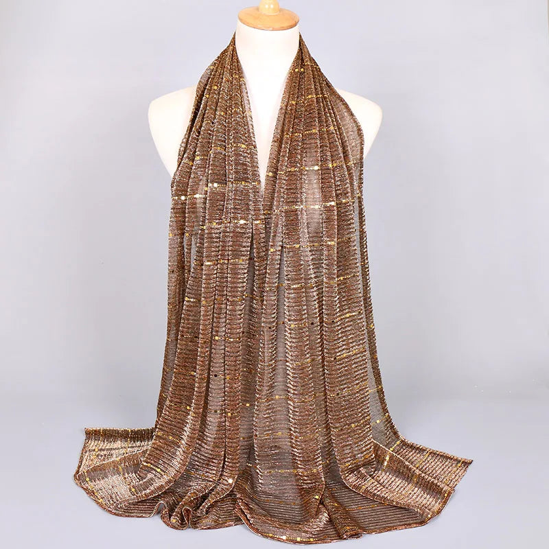 Silk Corduroy Women's Scarf & Shawl