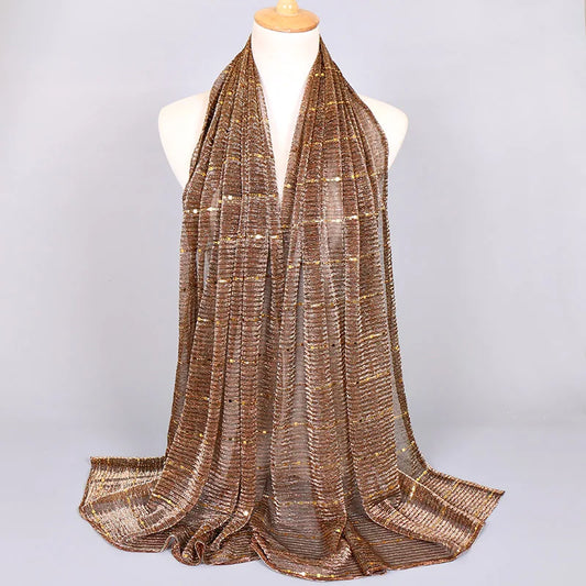 Silk Corduroy Women's Scarf & Shawl