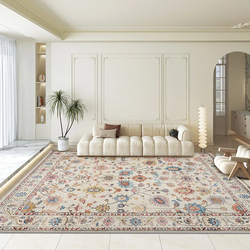 Crystal Velvet Living Room Large Area Carpet