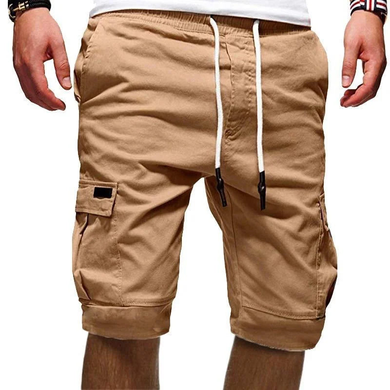 Summer Streetwear Solid Half Length Shorts