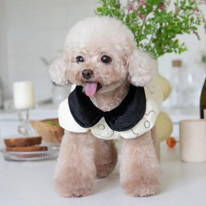 Warm Plush Lapel Coat for pets