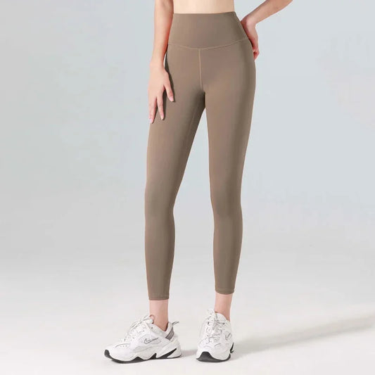 Pantalon de yoga sans couture taille haute