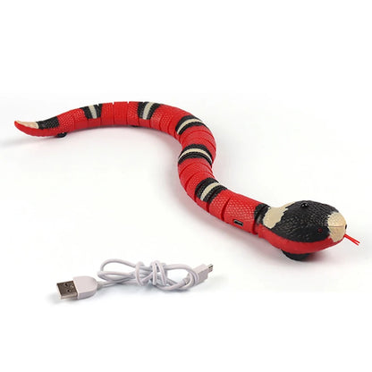 USB Rechargeable Smart Sensing Snake Cat Toy