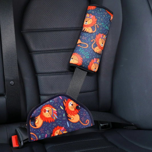 Child Safety Seat Belt Pad & Shoulder Positioner