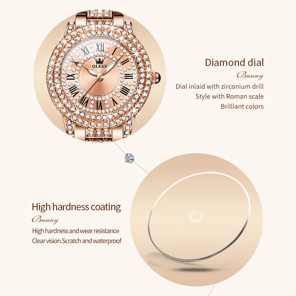 Original Diamond Women's Waterproof Quartz Watch