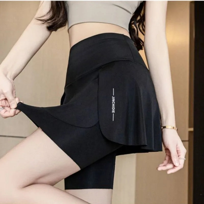 High Waist Yoga Shorts & Skirts