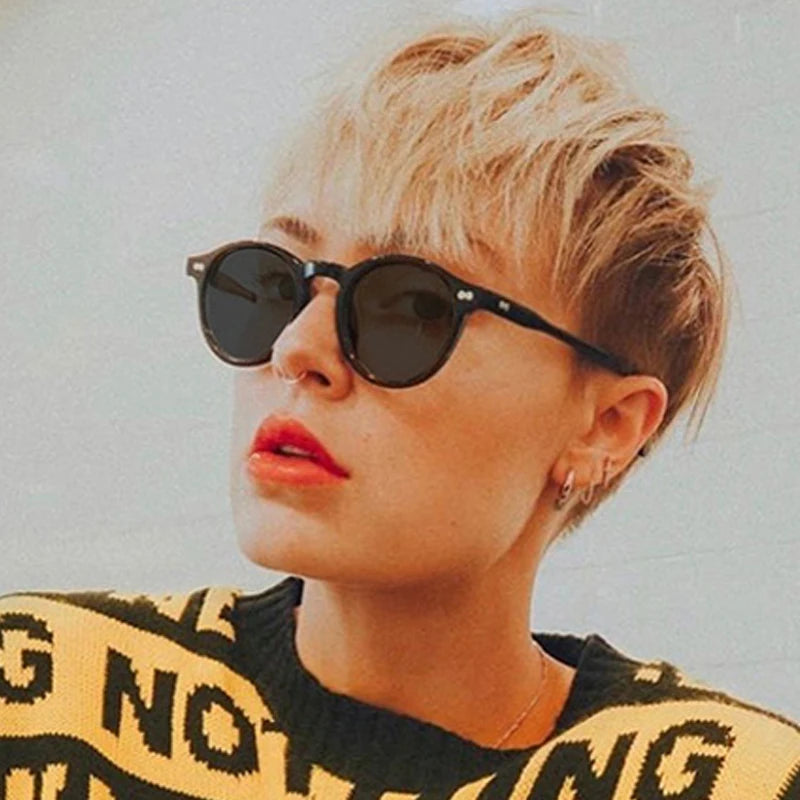 Unisex UV400 Retro Round Sunglasses