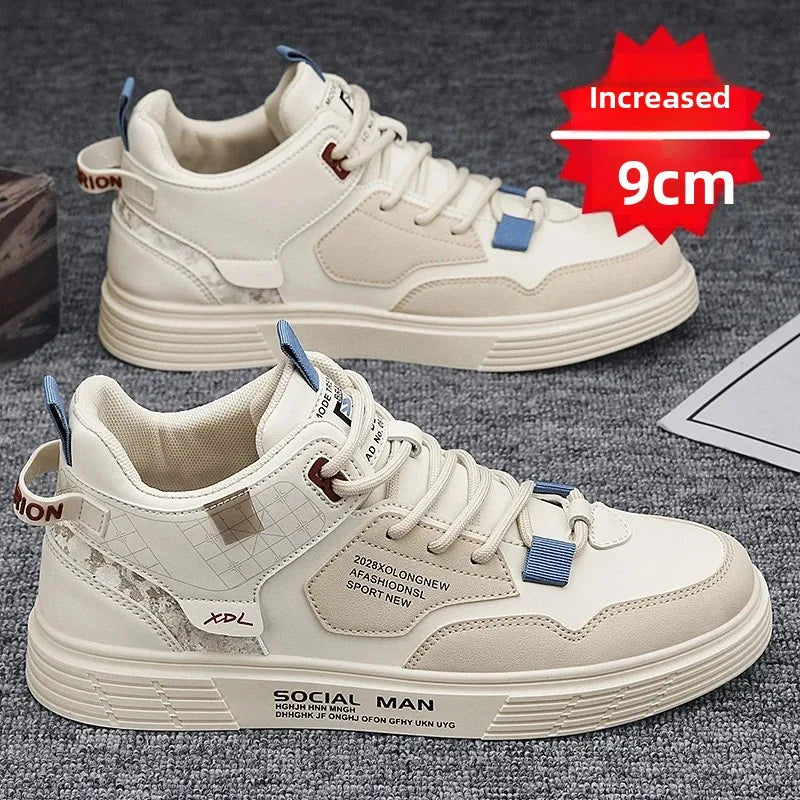 Baskets décontractées à lacets et plateforme