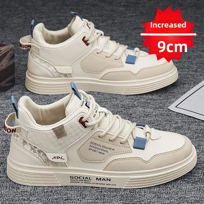 Baskets décontractées à lacets et plateforme