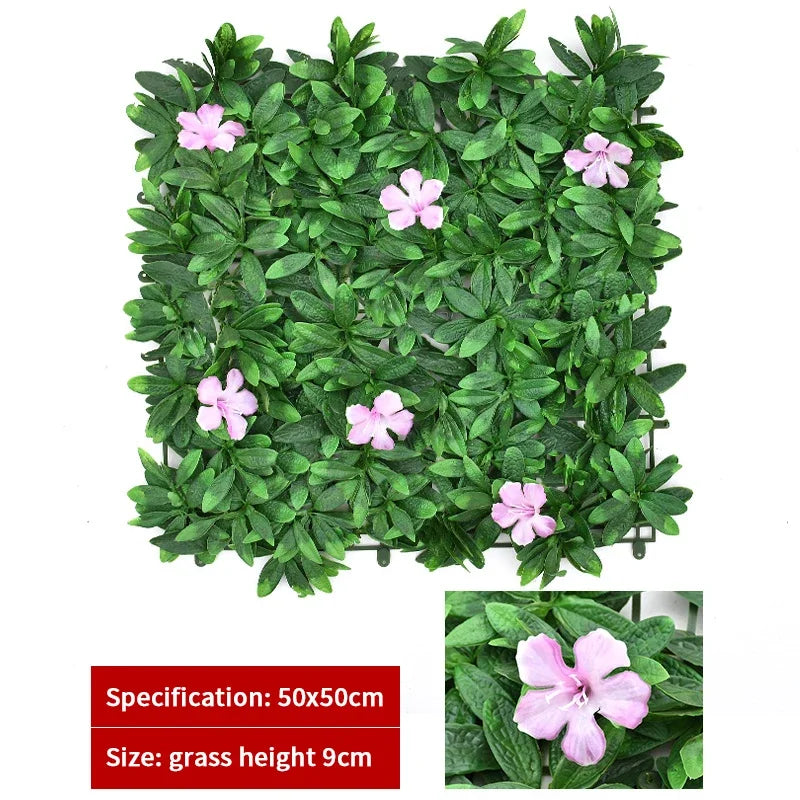 Haie topiaire artificielle en buis protégée contre les UV