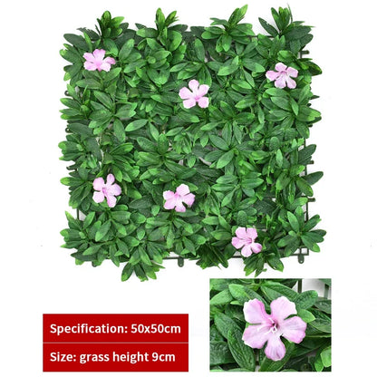 Haie topiaire artificielle en buis protégée contre les UV