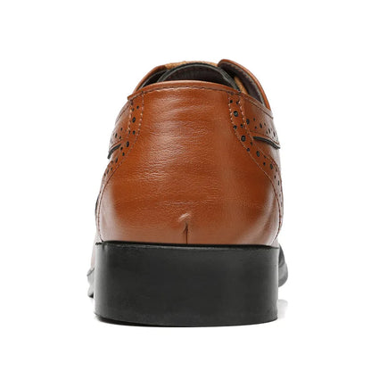 Classic Italian Leather Oxford Dress Shoes