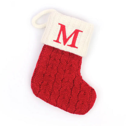 alphabet christmas stockings
