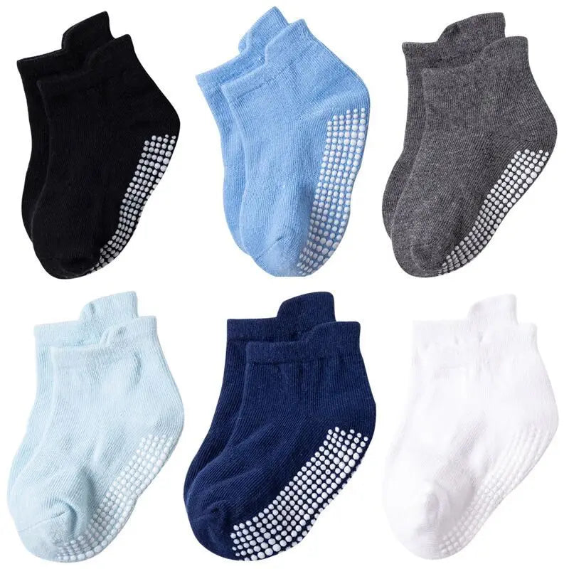 Chaussettes trampoline antidérapantes pour bébé, grandes tailles