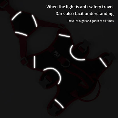 Pet Rainproof Bulldog Anti-slip Night Reflective Harnesses
