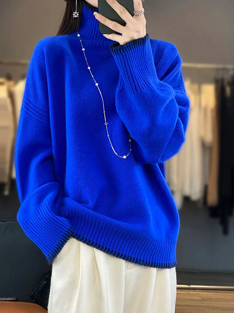 cashmere turtleneck sweater
