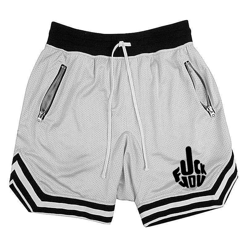 Men's Mesh Breathable Gym Fitness Basketball Shorts