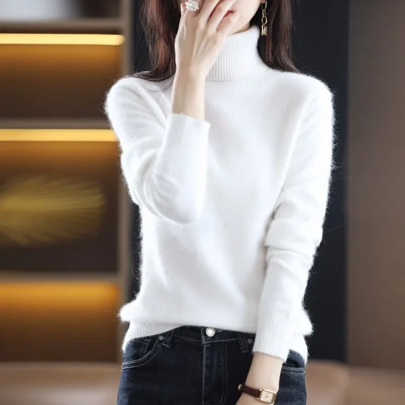 high neck sweater women
