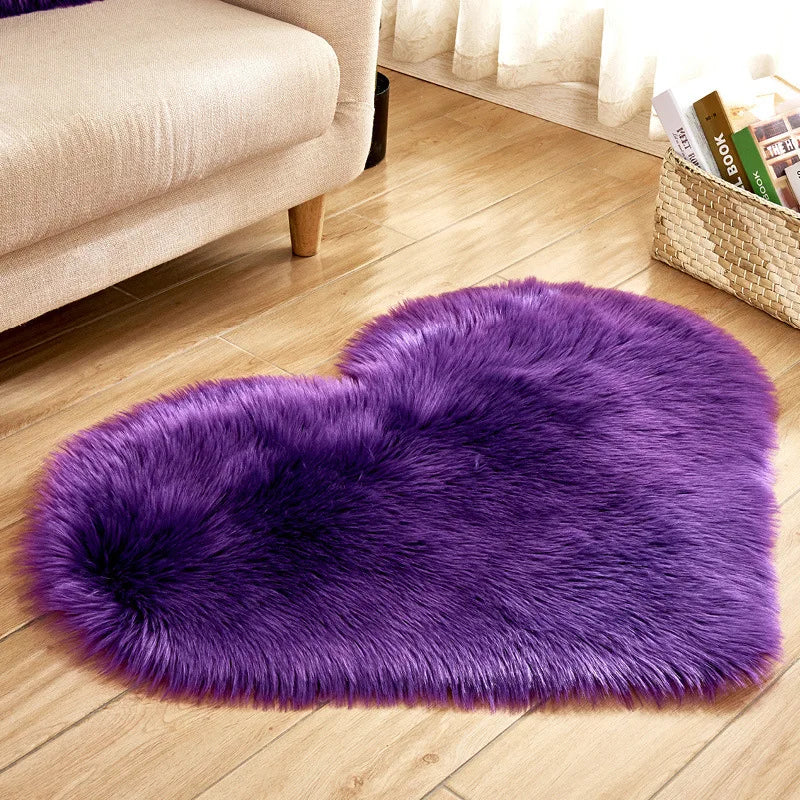 Faux Non Slip Bedroom Shaggy Mats