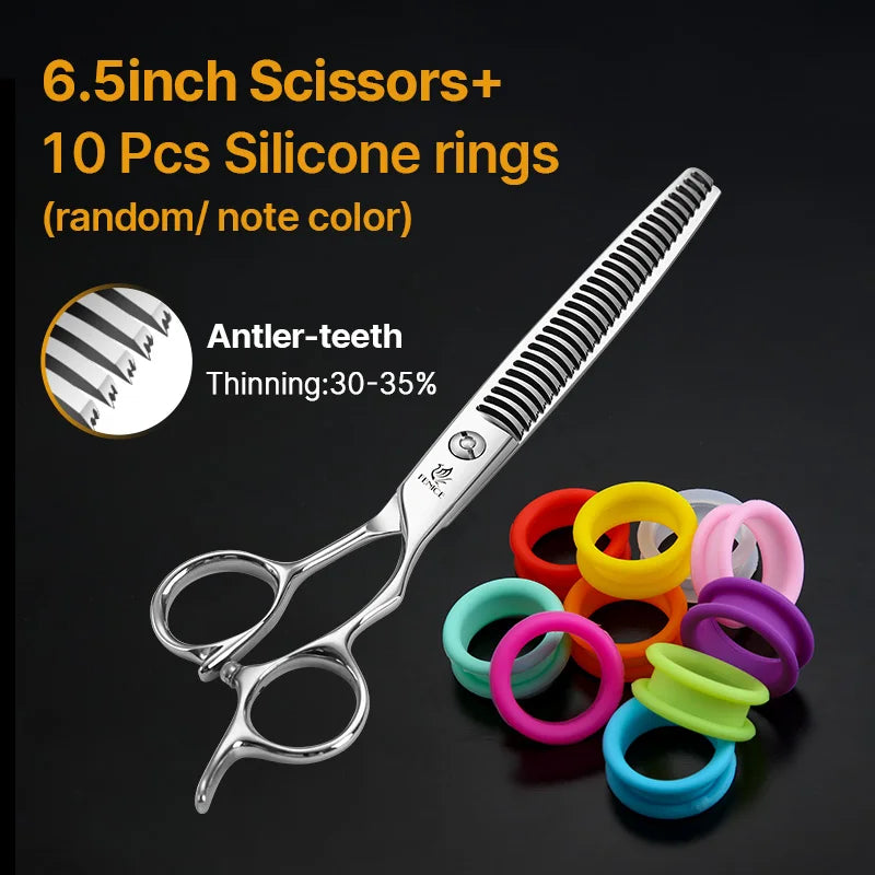 Ensemble de ciseaux pour couper les poils de chien
