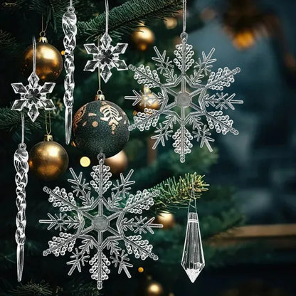 snowflake christmas ornaments
