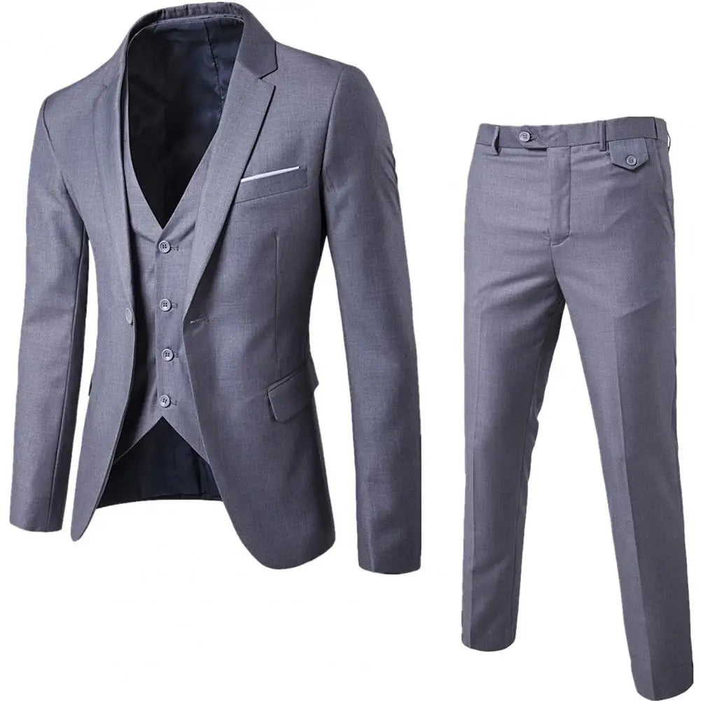 Costume de mariage pour hommes, ensemble de blazers 3 pièces