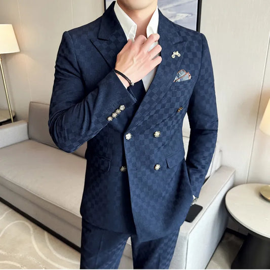 mens navy suit