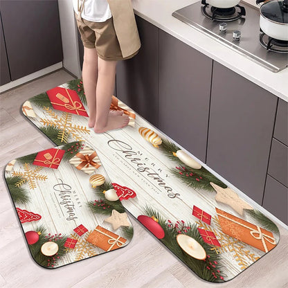 Christmas Kitchen Floor Mat Doormat