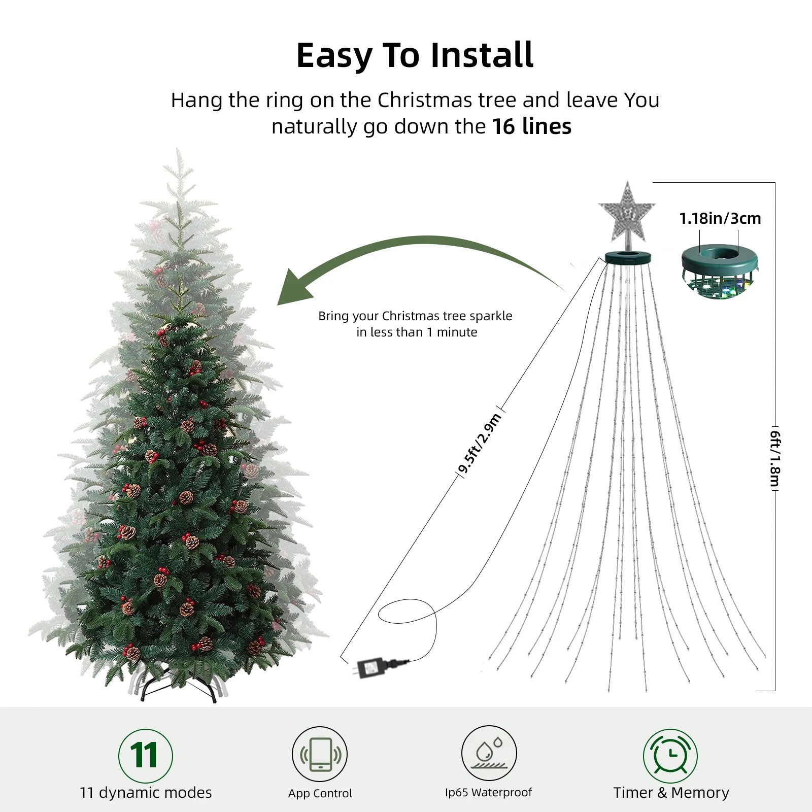 smart led christmas tree
