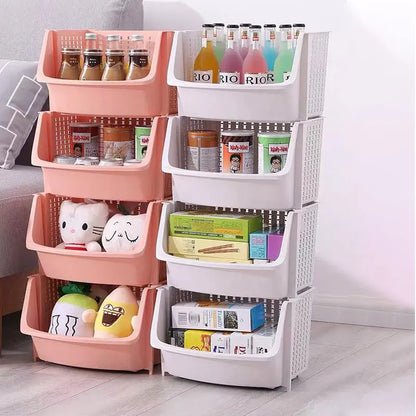 Multi-Layer Floor-Standing Kitchen Vegetable Storage Rack