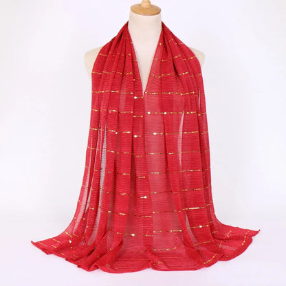 Silk Corduroy Women's Scarf & Shawl