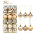 36pcs champagne gold