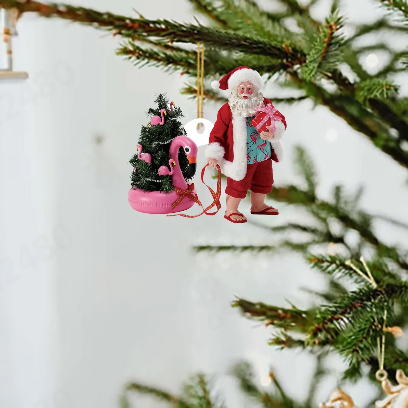 santa claus ornaments
