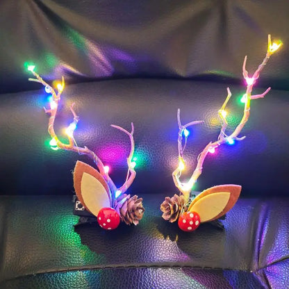 Christmas Luminous Antler Headband