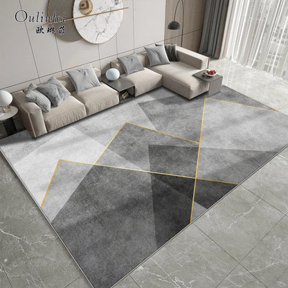 Crystal Velvet Living Room Coffee Table Carpet