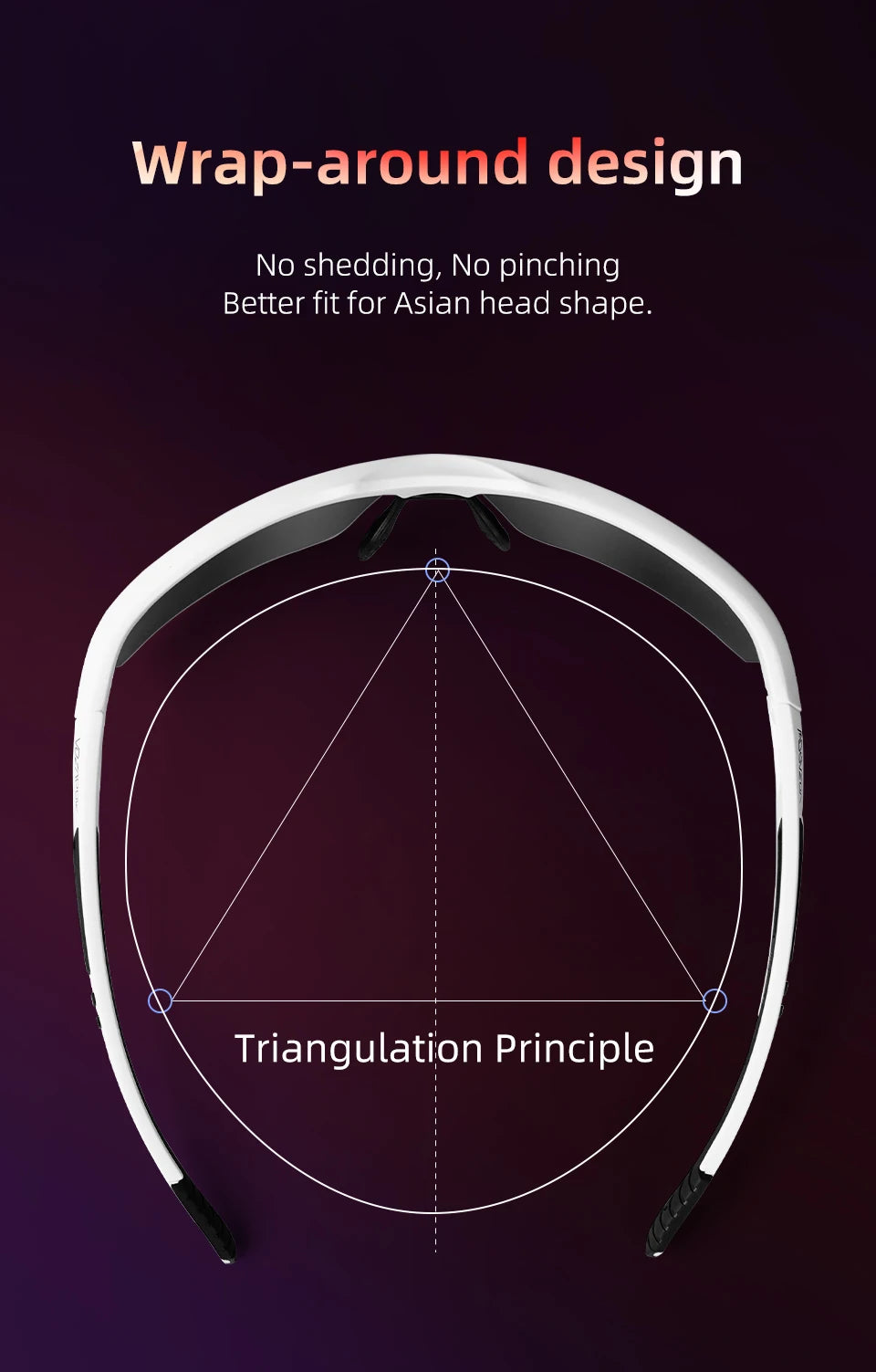 Polarized UV400 Sports Sunglasses True Color for Driving, Fishing, Running