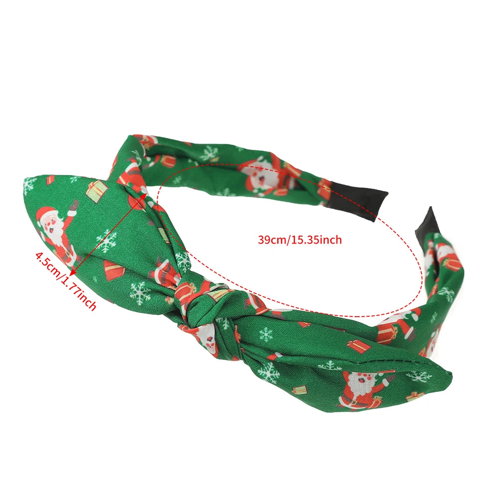 Christmas Snowflake Bowknot Hairbands