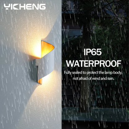 Appliques murales LED nordiques étanches à design spiralé