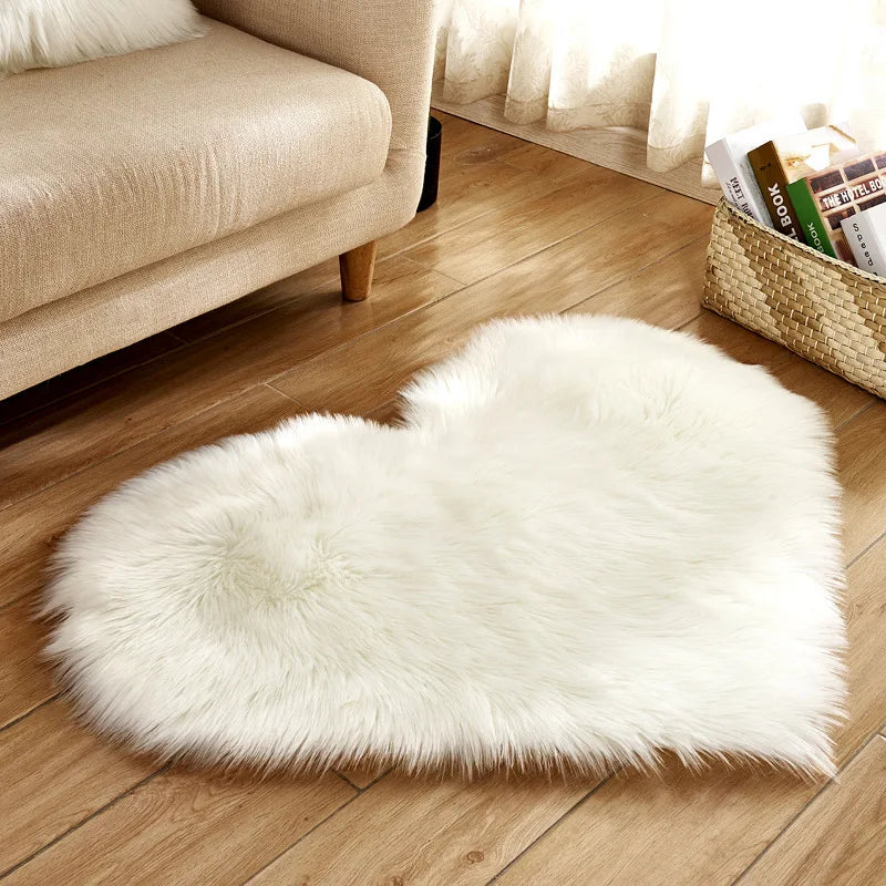 Faux Non Slip Bedroom Shaggy Mats