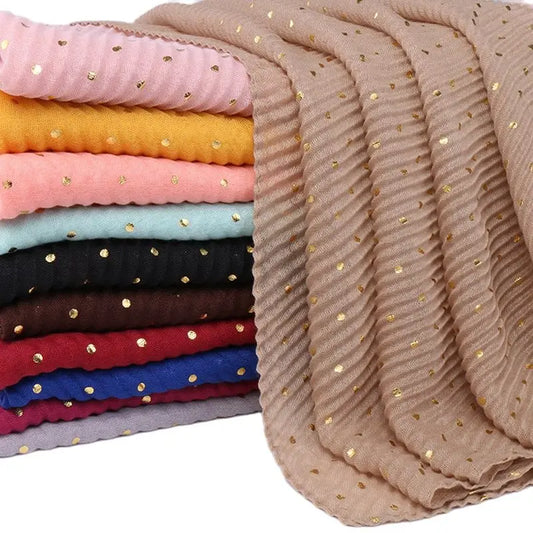 Women's Shimmer Muslim Glitter Ombre Hijab Scarf