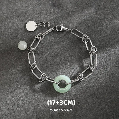 European Sterling Silver Couple Bracelets