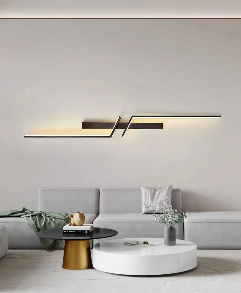 Applique murale longue LED contemporaine