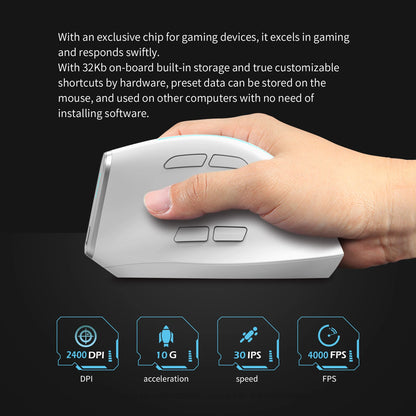 F-36 Wireless Vertical Gaming Mouse