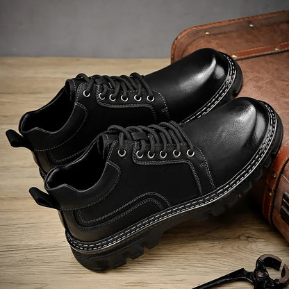 Men's Genuine Leather Italian Work Boots