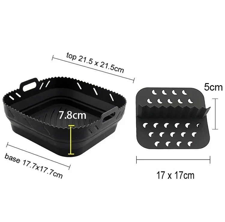 Silicone Air Fryer Basket Plate