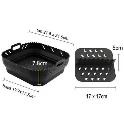 Silicone Air Fryer Basket Plate